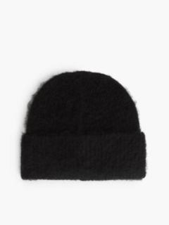 Monogram Knit Beanie — Black 2
