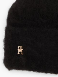 Monogram Knit Beanie — Black 3
