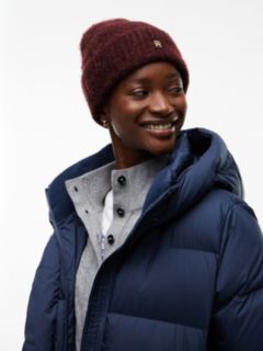 Monogram Knit Beanie — Deep Burgundy 4
