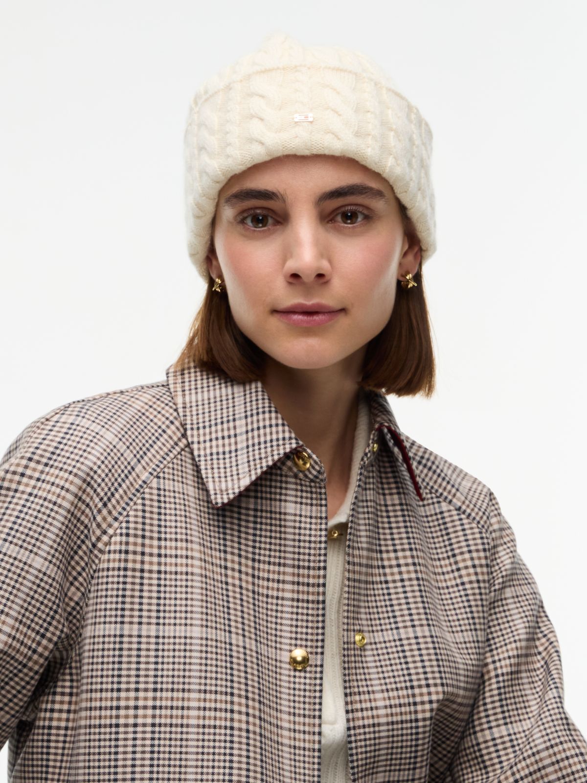 Lightweight Cable Knit Beanie — Sugarcane