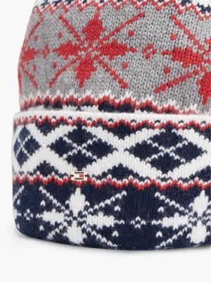 Женская шапка Tommy Hilfiger Lightweight Fair Isle Beanie — фото 3