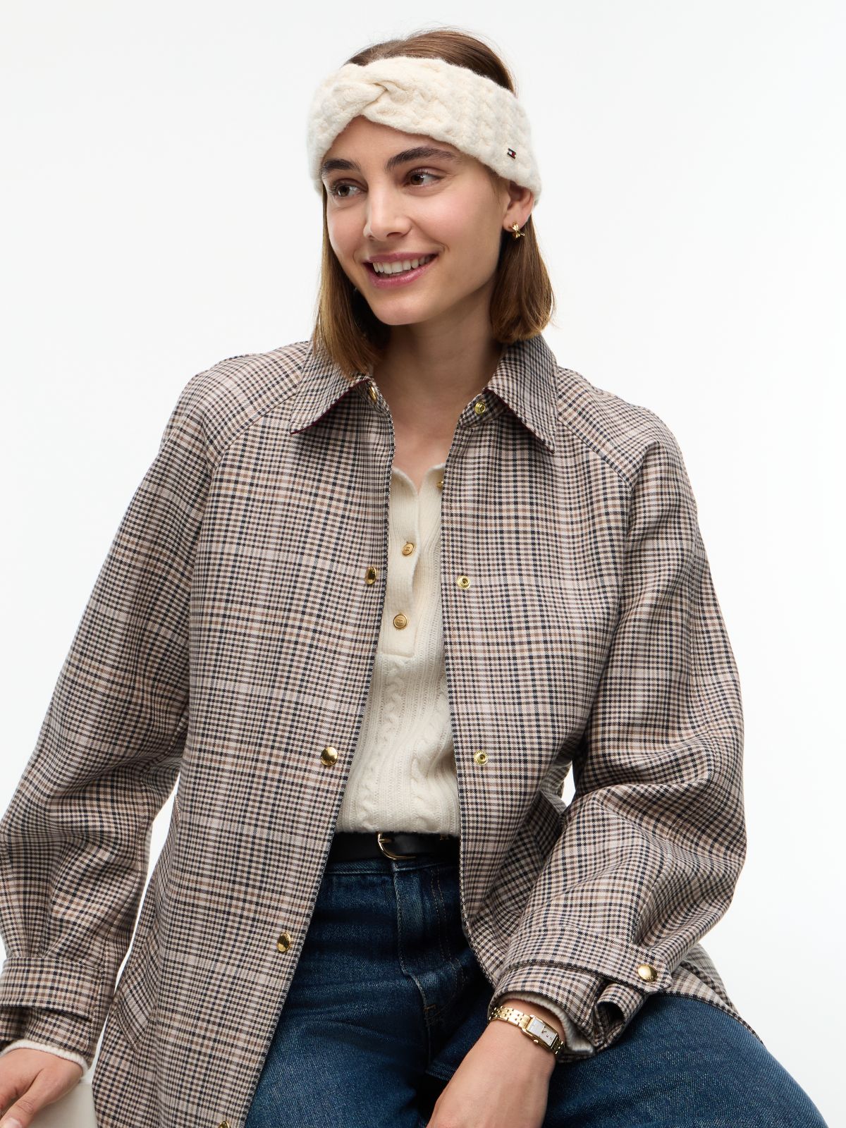 Twisted Cable Knit Headband — Sugarcane