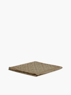 Jacquard Monogram Scarf — Rich Walnut 3