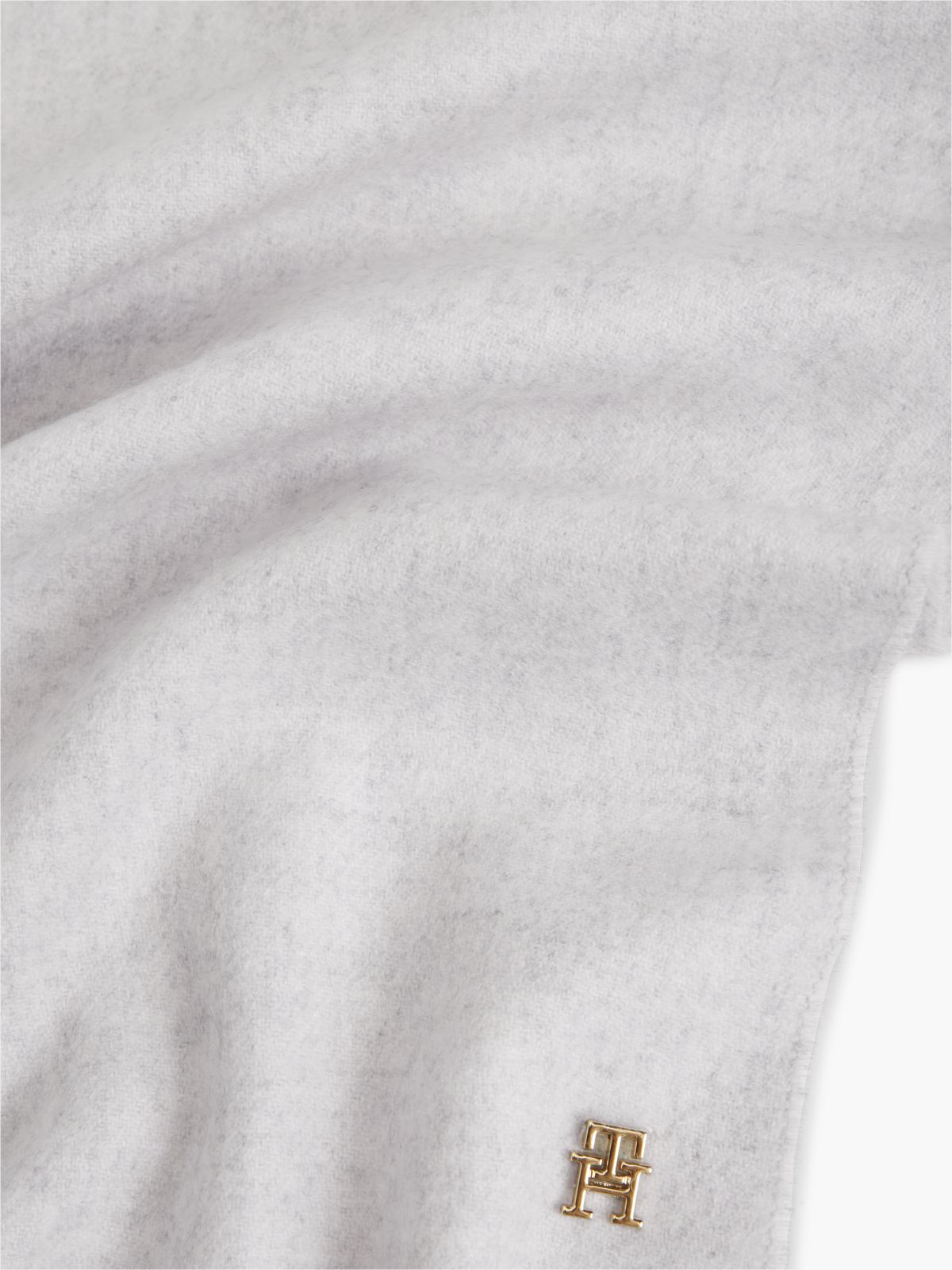 Cashmere Scarf — Light Grey Heather