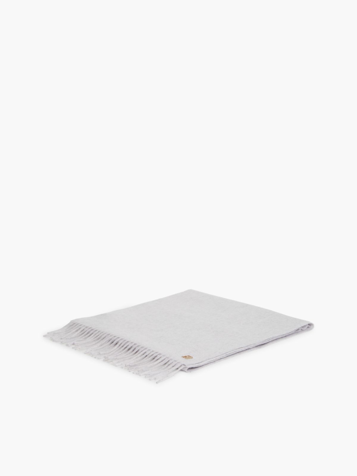 Cashmere Scarf — Light Grey Heather
