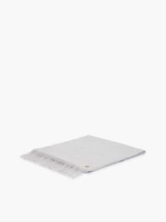 Cashmere Scarf — Light Grey Heather 3