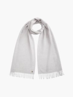 Cashmere Scarf — Light Grey Heather 1