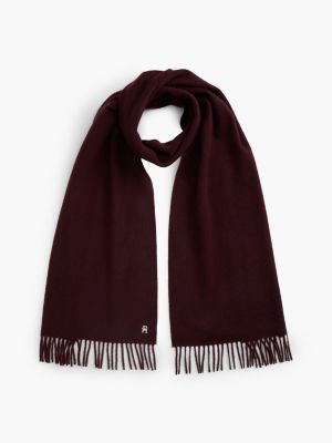 Cashmere Scarf, Deep Burgundy