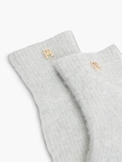 Wool-Blend Knit Glove — Light Grey Heather 3