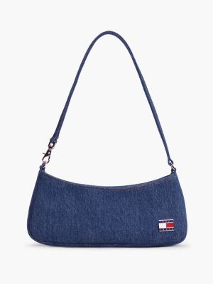 Tommy Jeans Denim Shoulder Bag, Denim Medium