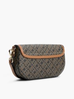 Allover Monogram Saddle Bag — Black Mix 3
