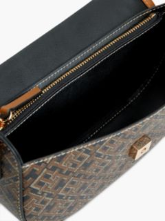Allover Monogram Saddle Bag — Black Mix 5