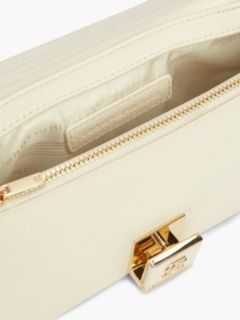 Monogram Clasp Chain Strap Crossbody Bag — Soft Cream 4