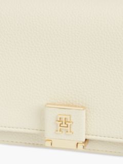 Monogram Clasp Chain Strap Crossbody Bag — Soft Cream 5