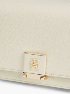 Monogram Flap-Closure Crossbody Bag — Soft Cream 5