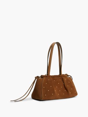 Женские сумки Tommy Hilfiger Studded Suede Shoulder — фото 3
