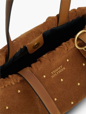 Женские сумки Tommy Hilfiger Studded Suede Shoulder — фото 5