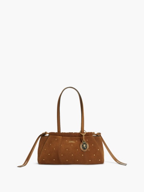 Tommy Hilfiger Studded Suede Shoulder Bag