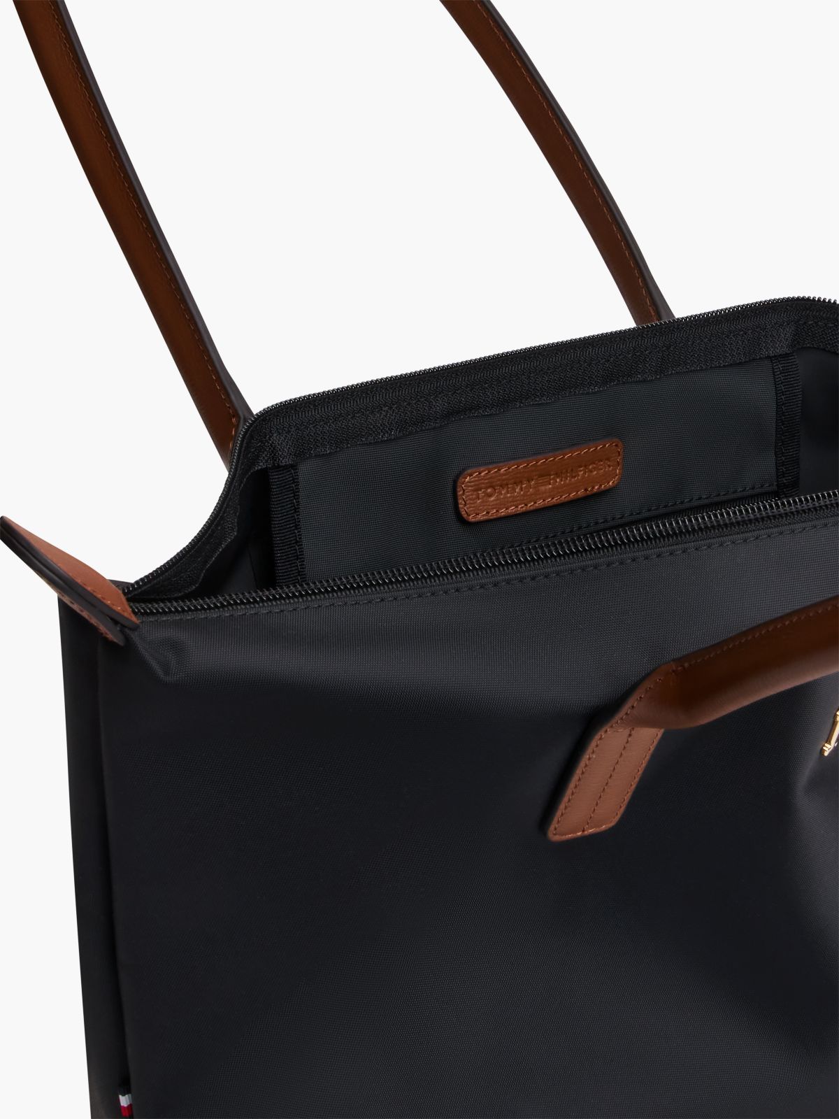 Monogram East-West Tote Bag — Black