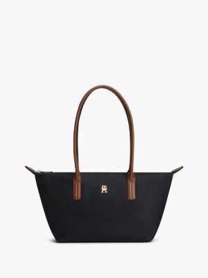 Monogram East-West Tote Bag, Black