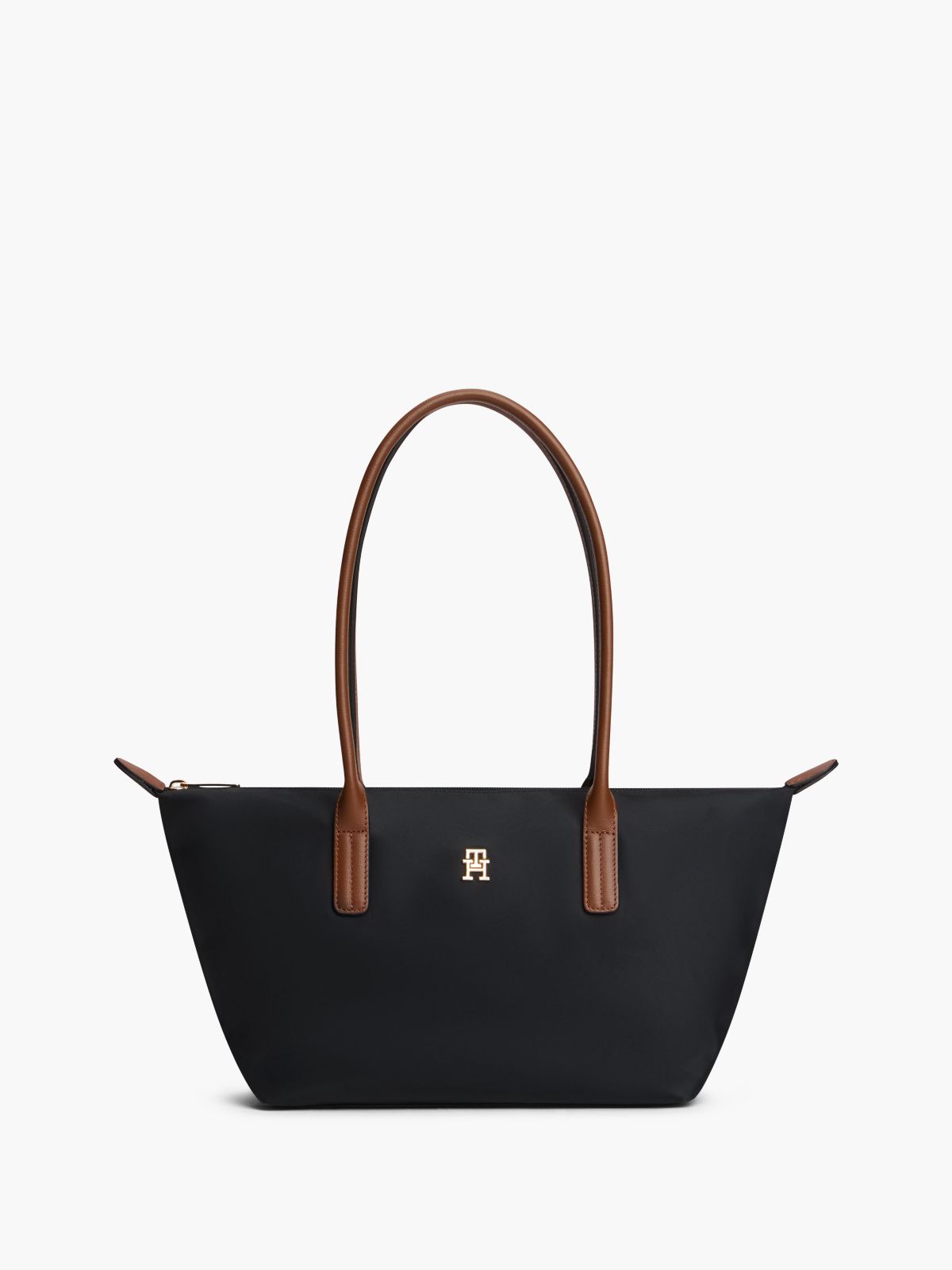 Monogram East-West Tote Bag — Black