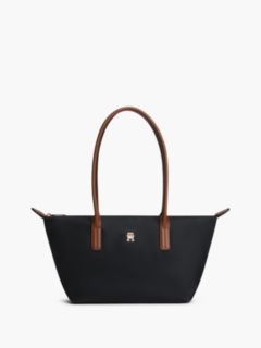 Monogram East-West Tote Bag — Black 1