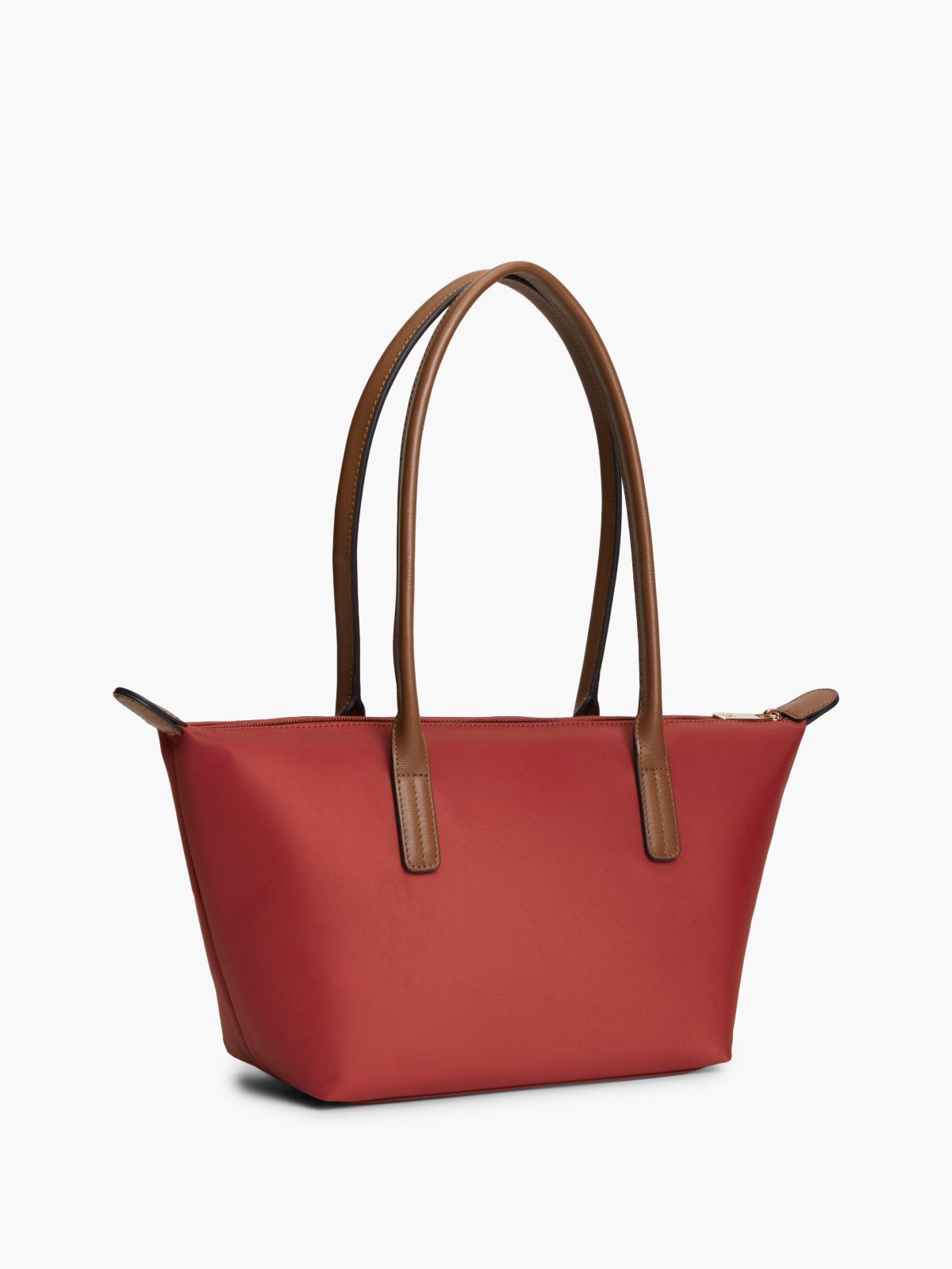 Monogram East-West Tote Bag — Autumn Red