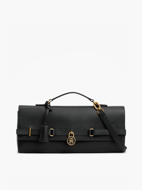 Tommy Hilfiger Pebbled Leather East-West Clutch