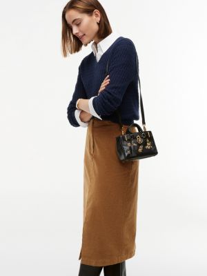 Женская сумка Tommy Hilfiger Floral Motif Leather Micro, цвет: Чёрный — фото 2