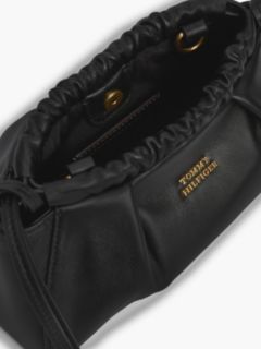 Leather Mini Crossbody Bag — Black 4