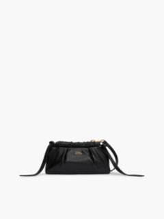 Leather Mini Crossbody Bag — Black 1