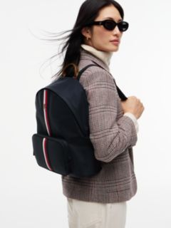 Monogram Signature Stripe Backpack — Space Blue 2