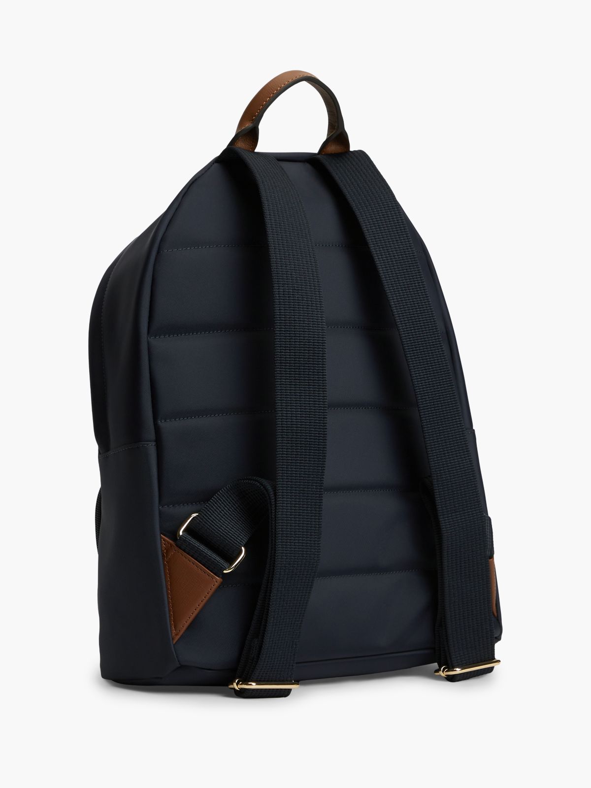Monogram Signature Stripe Backpack — Space Blue