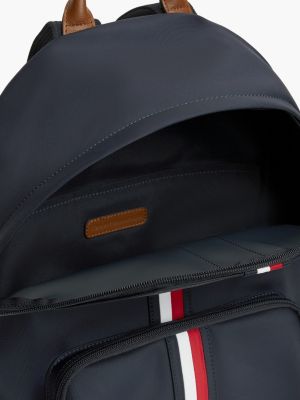 Рюкзак Tommy Hilfiger Monogram Signature Stripe, цвет: Космический синий — фото 4