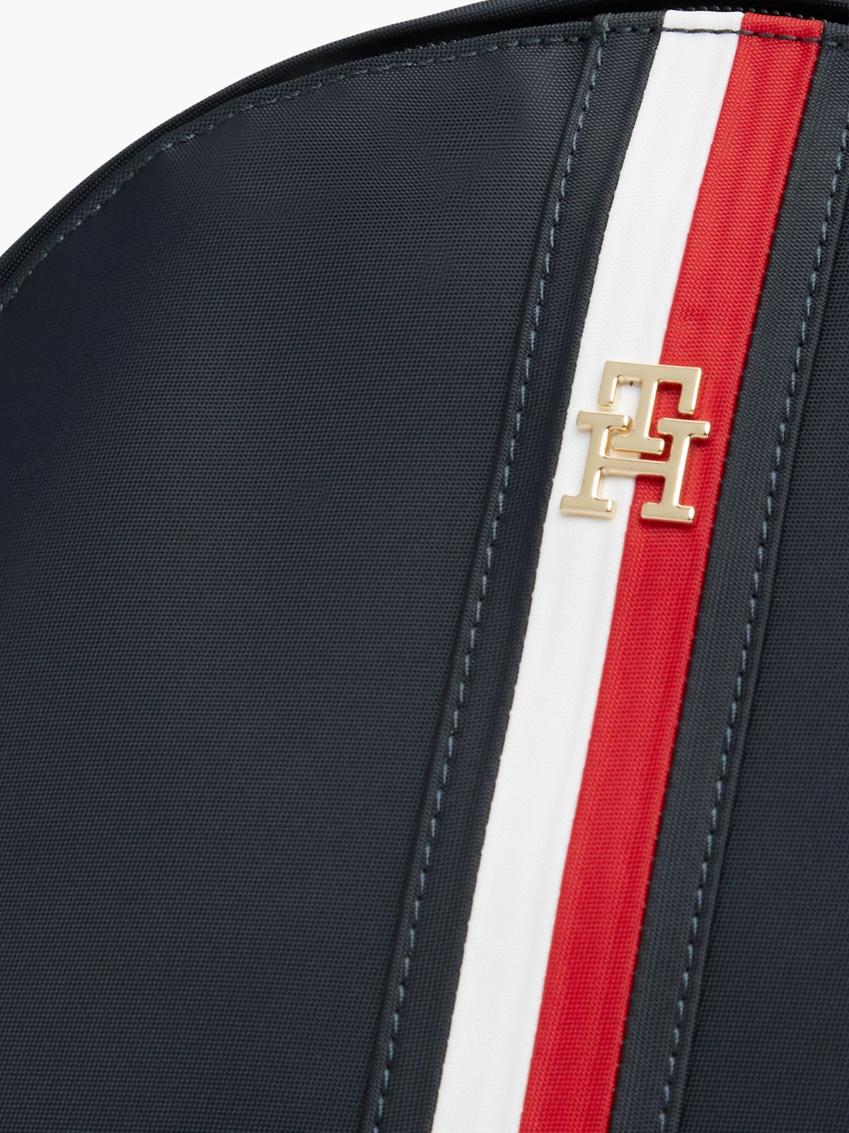 Monogram Signature Stripe Backpack — Space Blue
