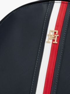 Monogram Signature Stripe Backpack — Space Blue 4