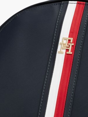 Рюкзак Tommy Hilfiger Monogram Signature Stripe, цвет: Космический синий — фото 5