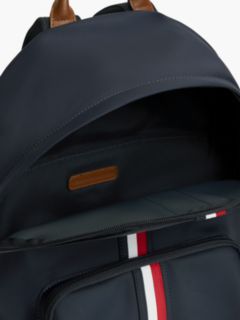 Monogram Signature Stripe Backpack — Space Blue 5