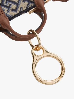Женские брелоки Tommy Hilfiger Monogram Jacquard Coin Purse Bag Charm — фото 2