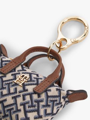 Женские брелоки Tommy Hilfiger Monogram Jacquard Coin Purse Bag Charm — фото 3