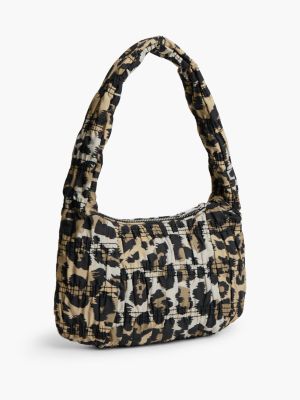 Женская сумка Tommy Jeans Ruched Leopard Print, цвет: Леопардовый с принтом — фото 3
