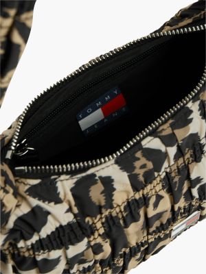 Женская сумка Tommy Jeans Ruched Leopard Print, цвет: Леопардовый с принтом — фото 4