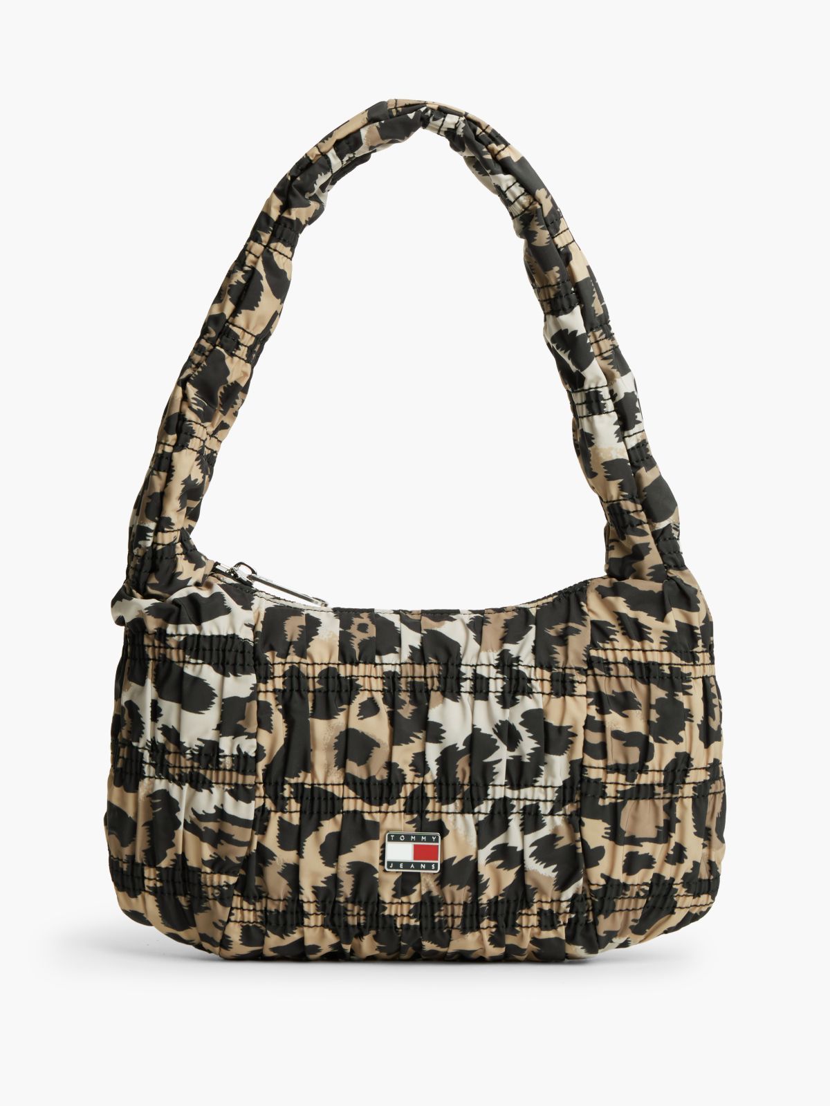 Tommy Jeans Ruched Leopard Print Bag — Leopard Print