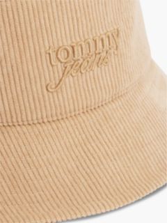 Tommy Jeans Script Corduroy Bucket Hat — Safari Canvas 3