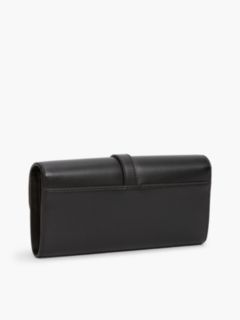 Buckle Monogram Chain Strap Wallet — Black 3