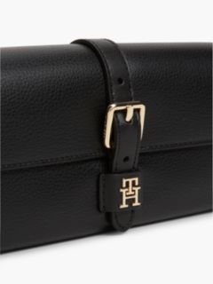 Buckle Monogram Chain Strap Wallet — Black 5