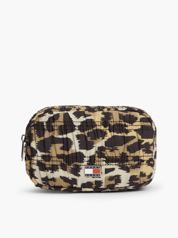 Tommy Jeans Leopard Print Toiletry Bag — Leopard Print