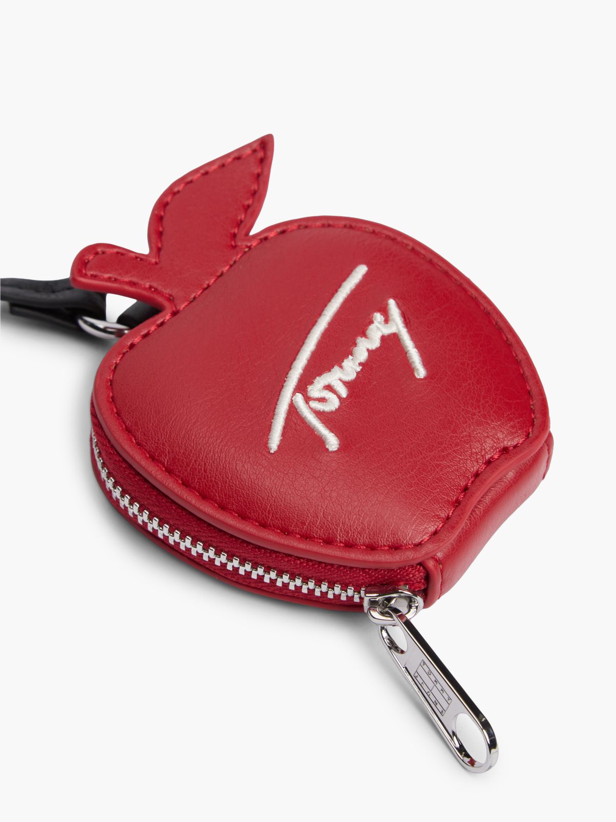 Tommy Jeans Apple Coin Purse Bag Charm — Arizona Red