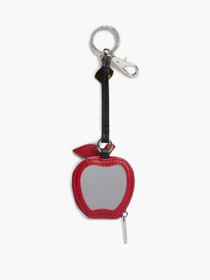 Tommy Jeans Apple Coin Purse Bag Charm, Arizona Red