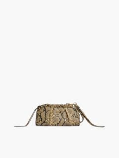 Snake-Embossed Leather Mini Crossbody — Snake 1